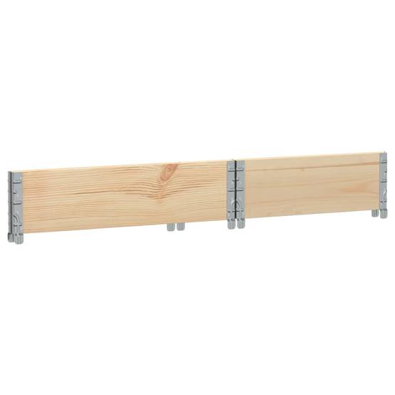Jardinière bois de pin naturel 80 x 60 x 21.5 cm - PANGIVO - Image 4