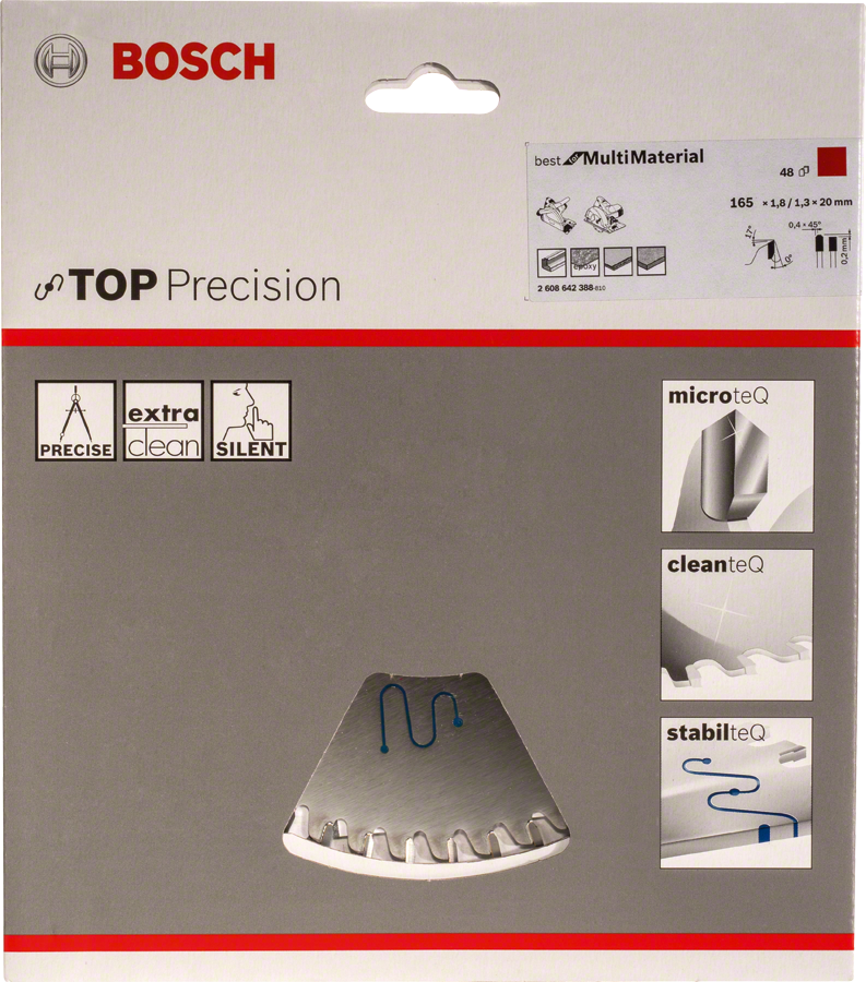 Bosch - Lame de scie circulaire Ø 165x20x1,8 mm 48 dents Best for Multi Material | 2608642387 - Bosch - Image 2