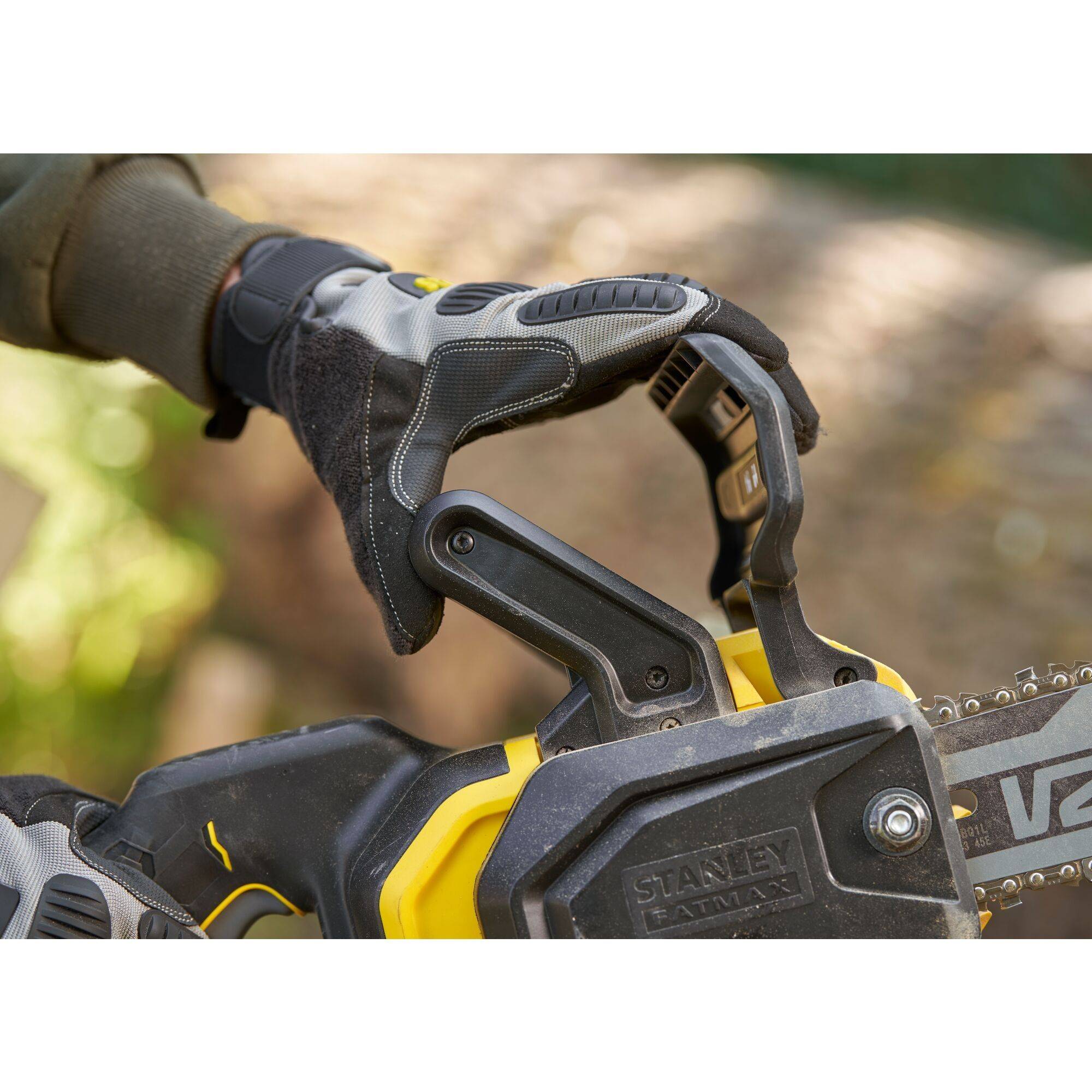 stanley - "STANLEY FATMAX V20 - Tronçonneuse 30 cm BRUSHLESS 18V - 1 x 4 Ah - SFMCCS730M1-QW " - Image 5