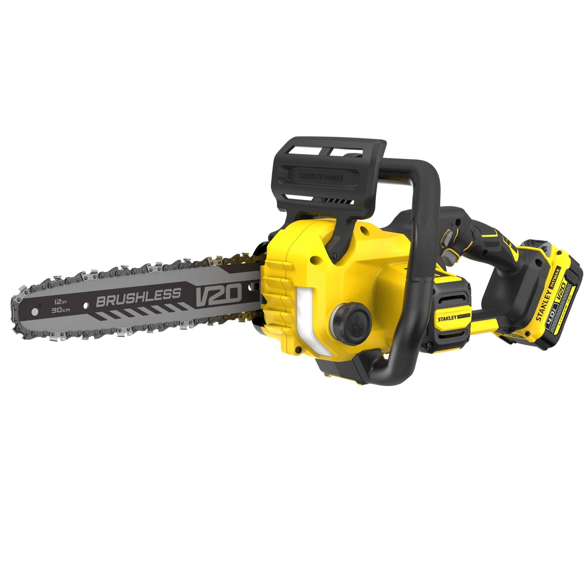 stanley - "STANLEY FATMAX V20 - Tronçonneuse 30 cm BRUSHLESS 18V - 1 x 4 Ah - SFMCCS730M1-QW " - Image 1