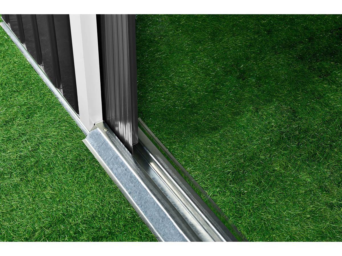 Habitat Et Jardin - Abri De Jardin Métal "vegas" - 5,29 M2 (4,83 M2 Au Sol) - Gris -habitat Et Jardin - Image 5