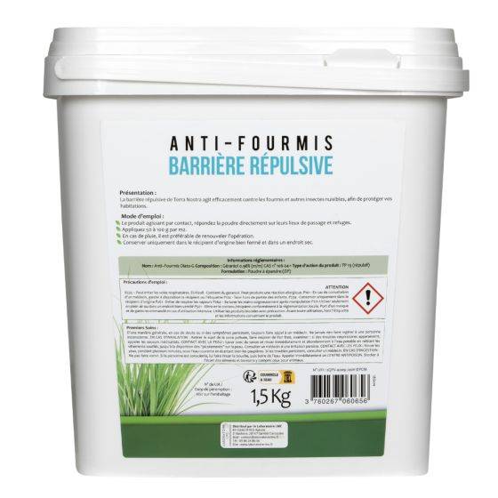 Terra Nostra - Anti-fourmis - Poudre répulsive - Seau 1.5 kg - Image 2