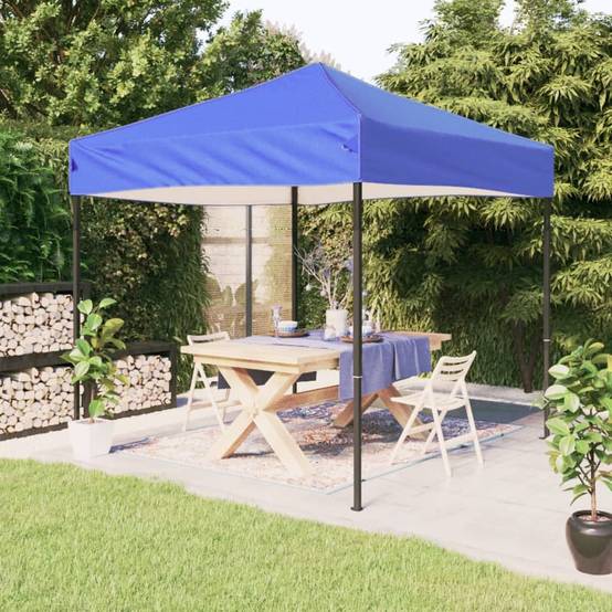 ComfortXL - Barnum Pliable Acier Toile Oxford Imperméable Anti-UV pour Jardin Marché Bleu 3x3 m – ComfortXL Outdoor Living - Image 1