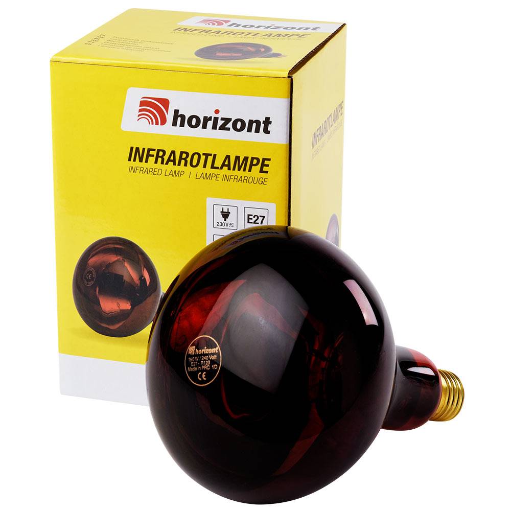Horizont - Ampoule infrarouge IR 150W rouge - Image 4