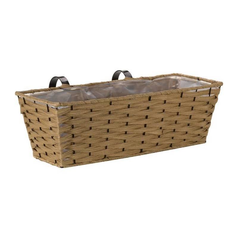 Smart Garden - Jardiniere - Faux Rotin - Bari Sable - 48 Cm - Smart Garden - Image 1