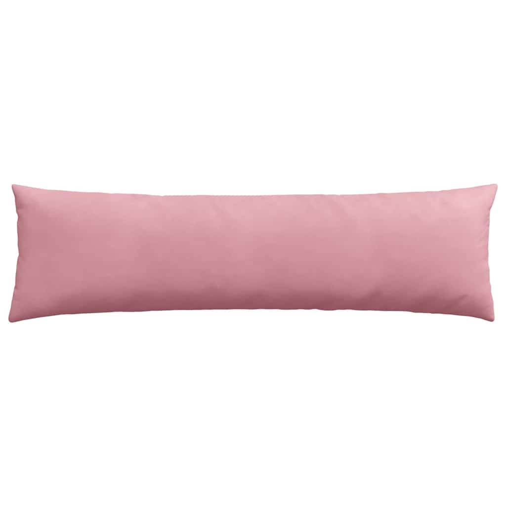 Coussins de Canapé Velours Côtelé Lot de 2 pour Chambre et Salon Déco Rose 145 x 40 cm – ComfortXL Outdoor Living - Image 6