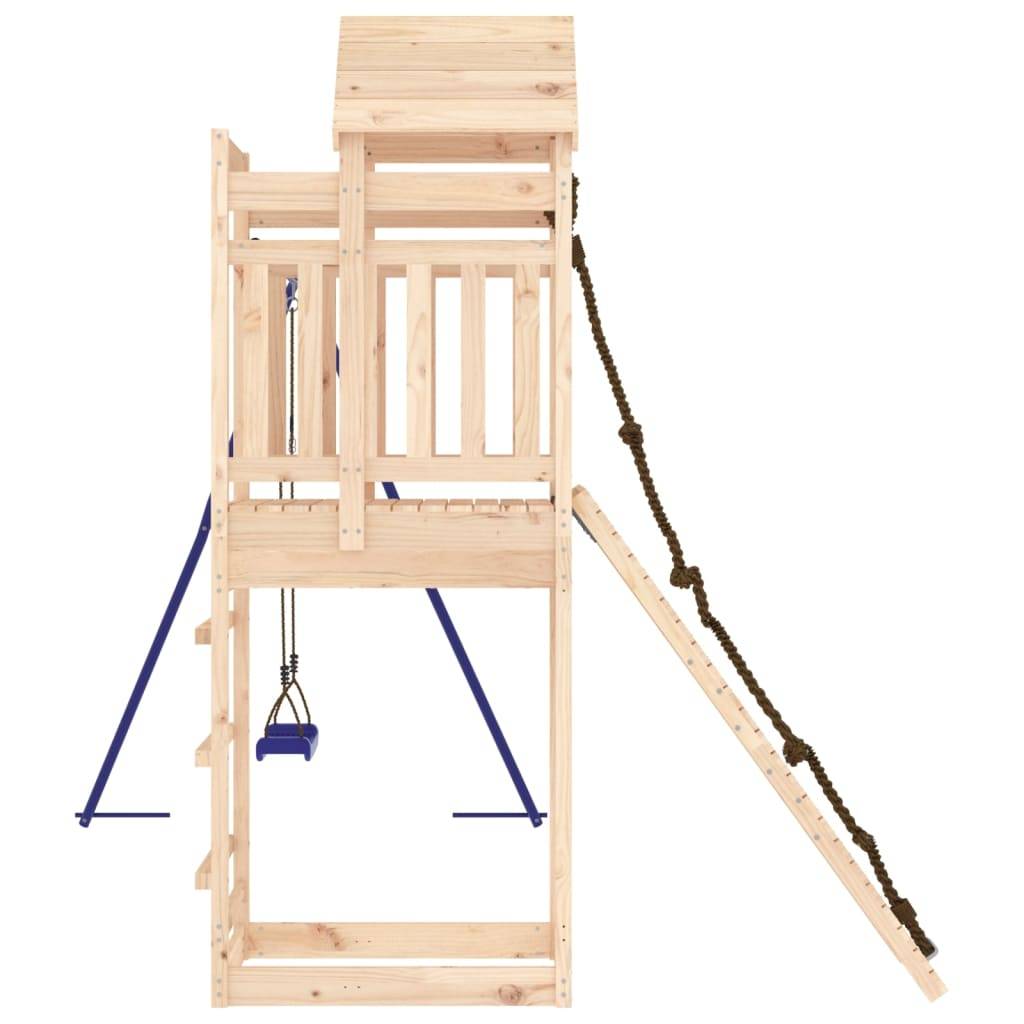 Helloshop26 - Aire de jeux d'extérieur portiques robuste jeux jardin 248 x 259 x 238 cm bois de pin massif - Image 5
