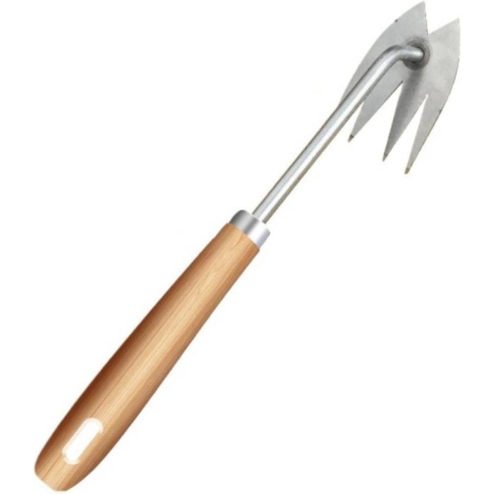 Outils de jardin-Extracteur de mauvaises herbes - Acier inoxydable - 2 en 1 désherbage et binage - Living123 - Image 1