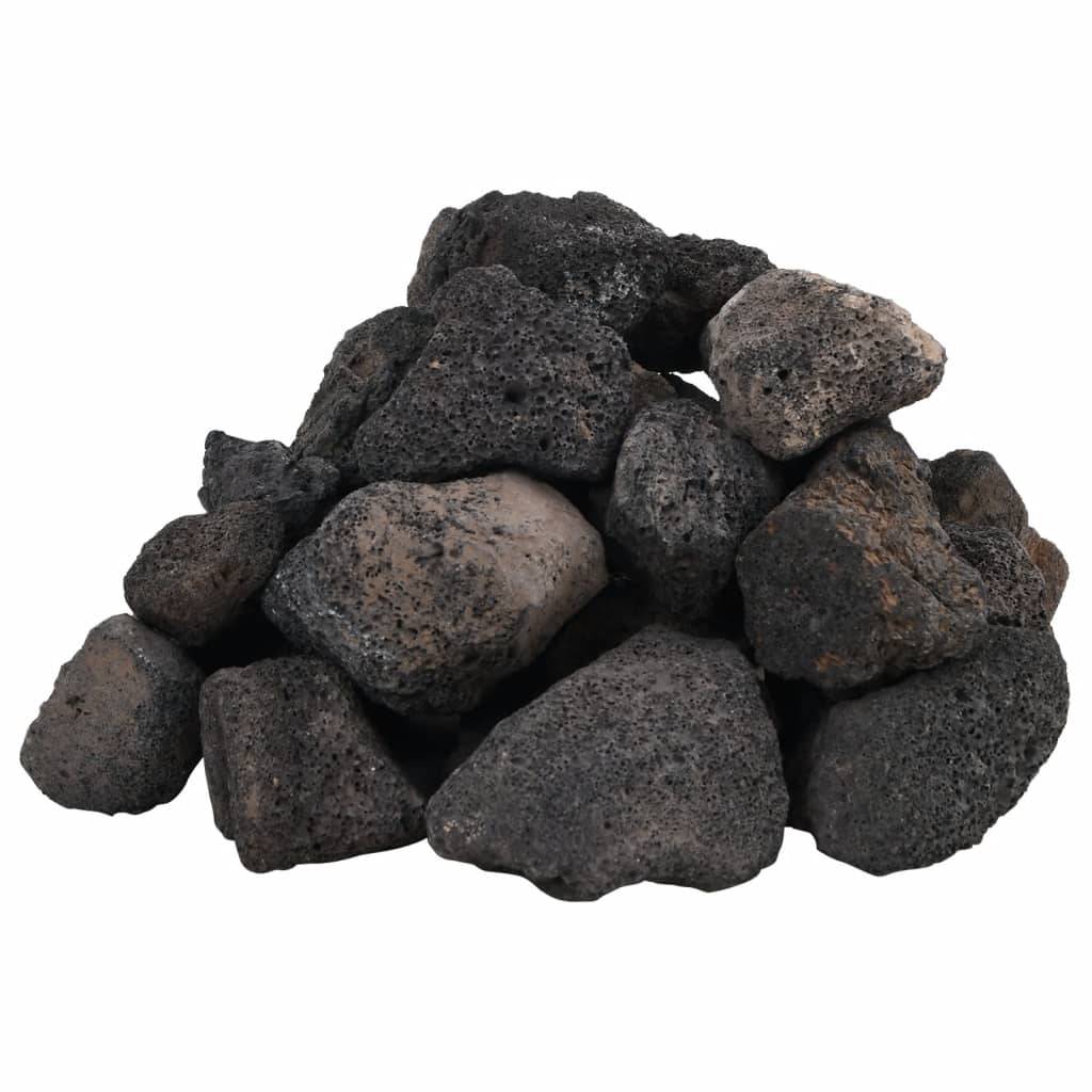 Pierres de Lave pour Aquascaping et Paillage Décoratif 25 kg Noir 5-8 cm - ComfortXL Outdoor Living - Image 3