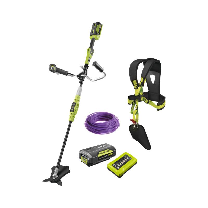 Ryobi - Pack RYOBI débroussailleuse 36V Lithium-ion RBC36X26B - bobine fil rond diamètre 1,6mm RAC101 - Image 1