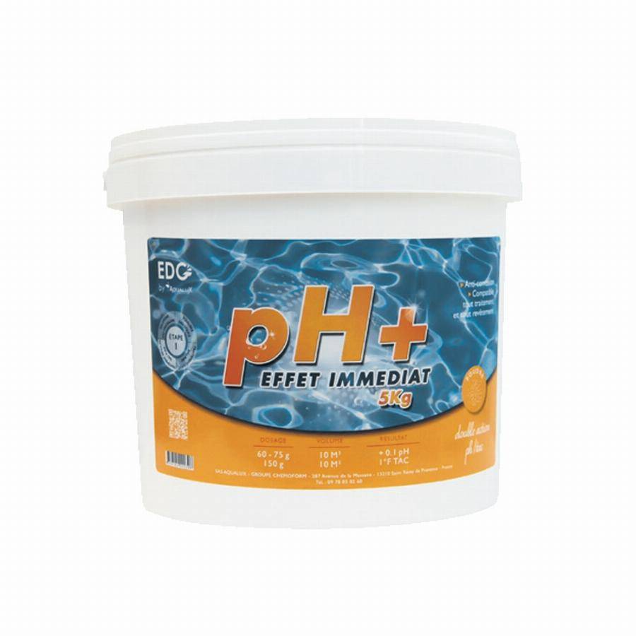 Aqualux - PH plus, poudre, seau de 5KG, EDG - AQUALUX - 200039 - Image 1