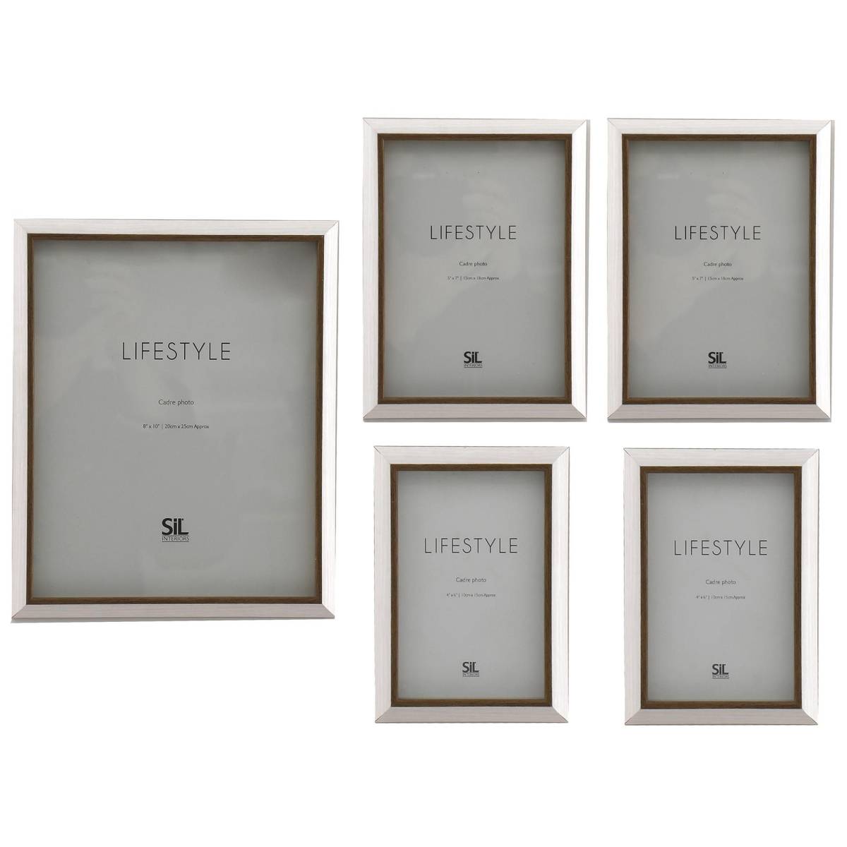 Sil - Set cadres photos Frames (Lot de 5)