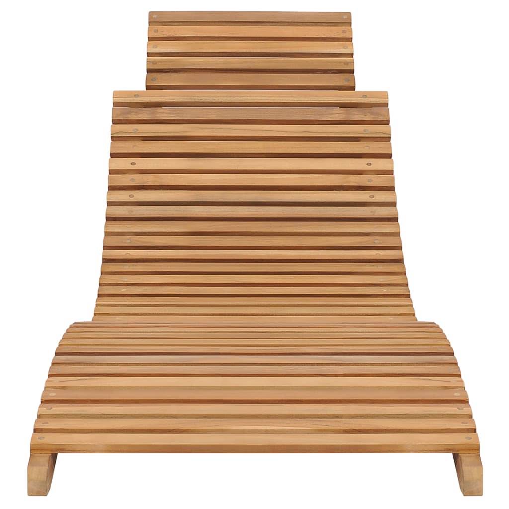 Vidaxl - Salon de jardin pliable 3 pcs Bois de teck solide vidaXL 3059960 - Image 5