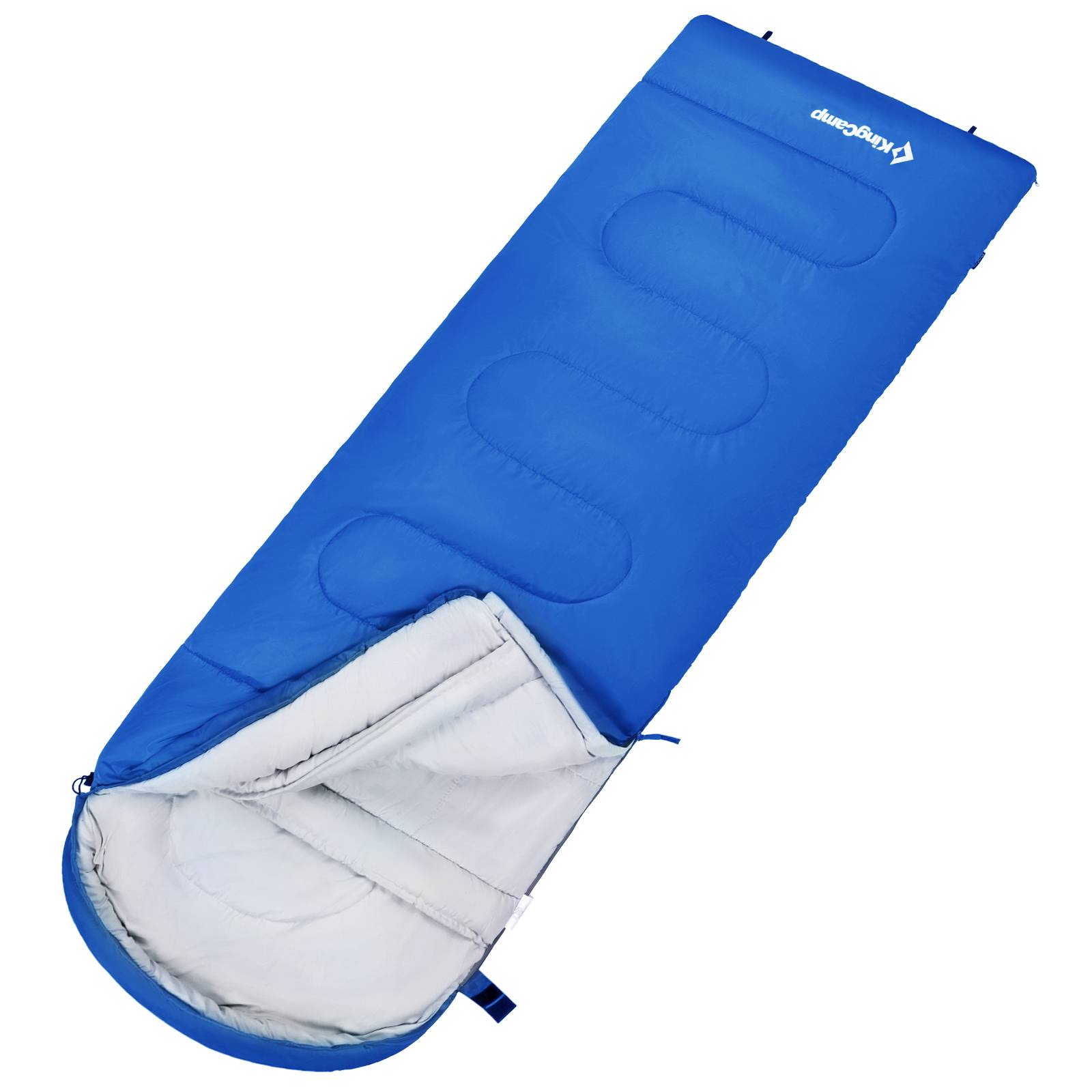 Sac de couchage - Modèle Oasis 300 - Bleu - 190 x 75 cm - Kingcamp - Image 2