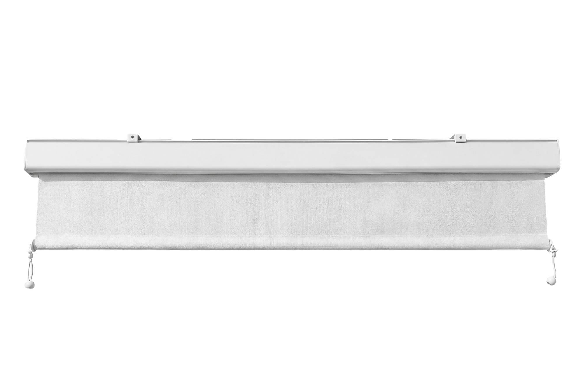 CAZEBOO - Lot de 2 stores pour pergola VADA en aluminium blanc - H.250 x L.135 cm - Image 4