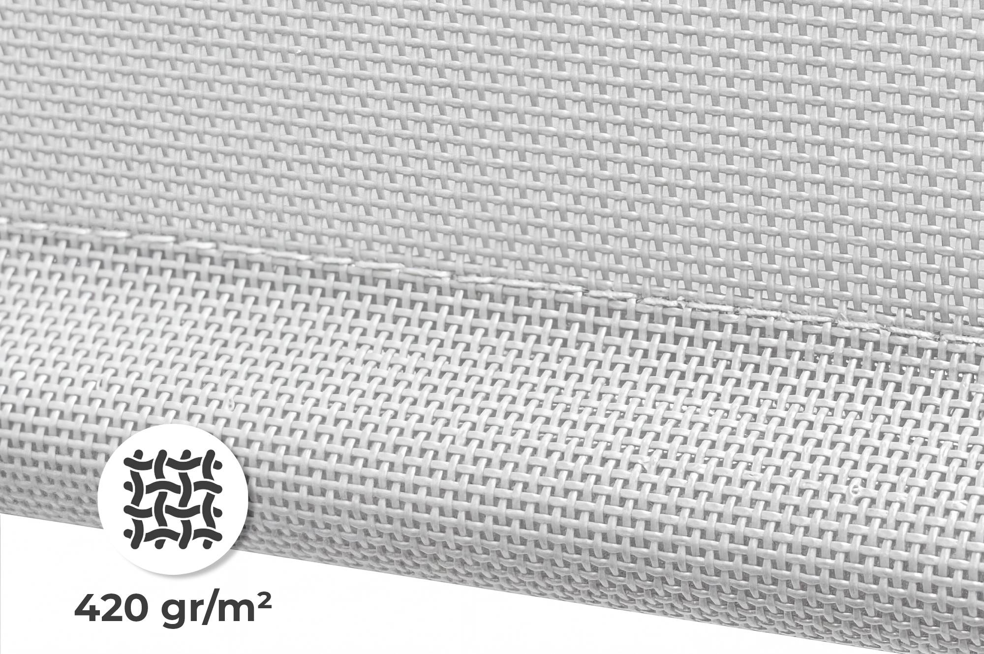 CAZEBOO - Lot de 2 stores pour pergola VADA en aluminium blanc - H.250 x L.135 cm - Image 6