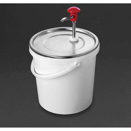 Distributeur de sauce à pompe 10 litres - Schneider - Image 2