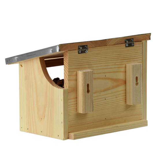 Esschert Design - Mangeoire écureuils double en bois. - Image 6