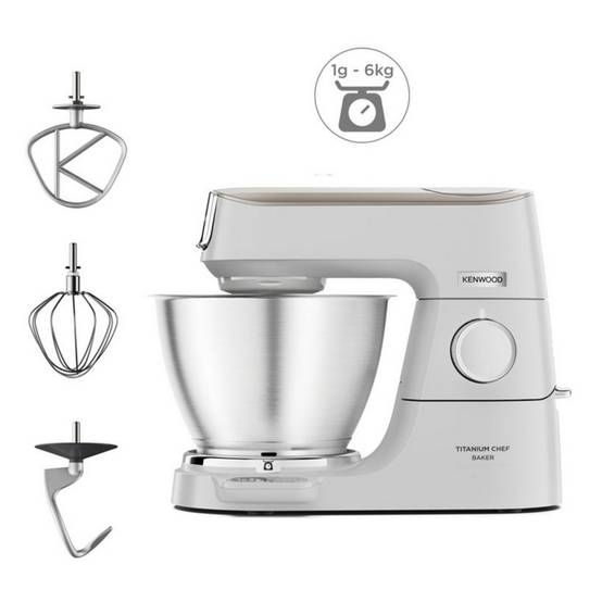 Robot pétrin 5l 1200w blanc KVC65001WH Kenwood - Image 2