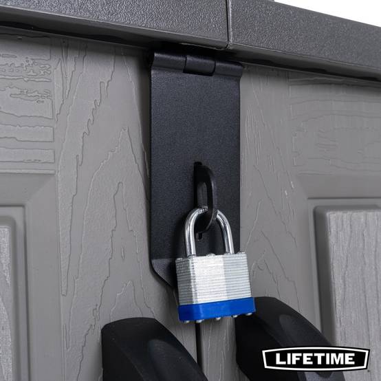 Lifetime - Abri resine horizontal 1300L/1.38m3 verrouillable LIFETIME #60350 - Image 3