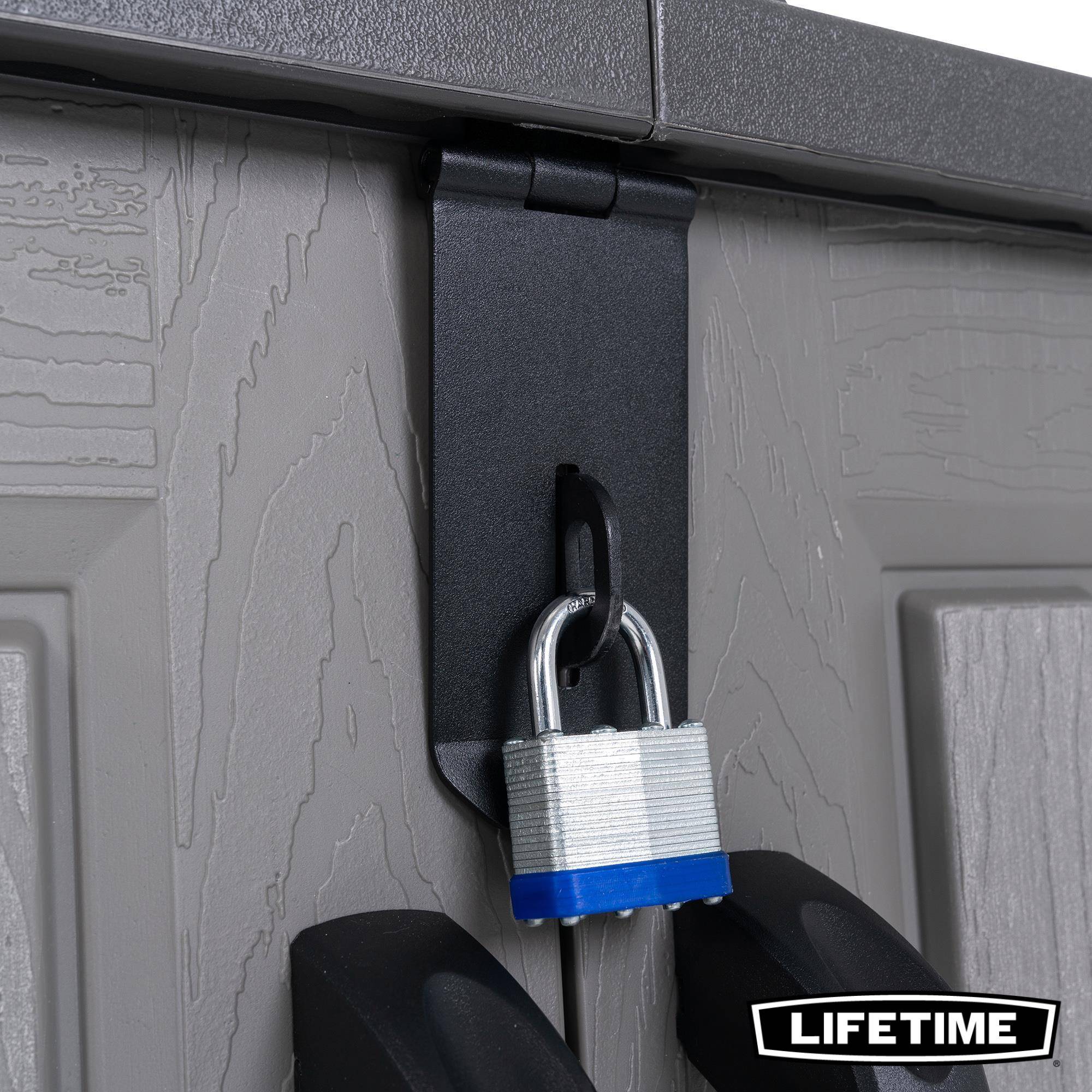 Lifetime - Abri resine horizontal 1300L/1.38m3 verrouillable LIFETIME #60350 - Image 3