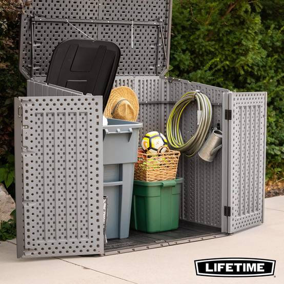 Lifetime - Abri resine horizontal 1300L/1.38m3 verrouillable LIFETIME #60350 - Image 6