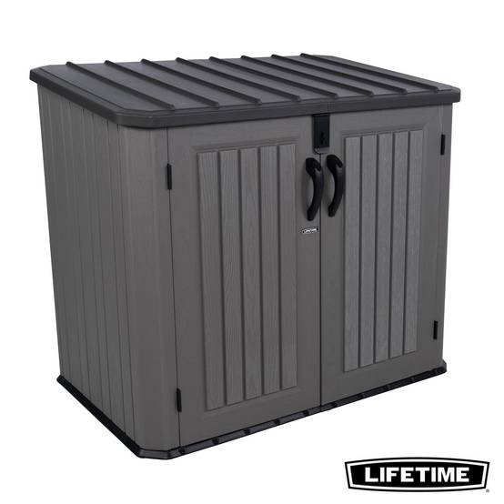 Lifetime - Abri resine horizontal 1300L/1.38m3 verrouillable LIFETIME #60350 - Image 1