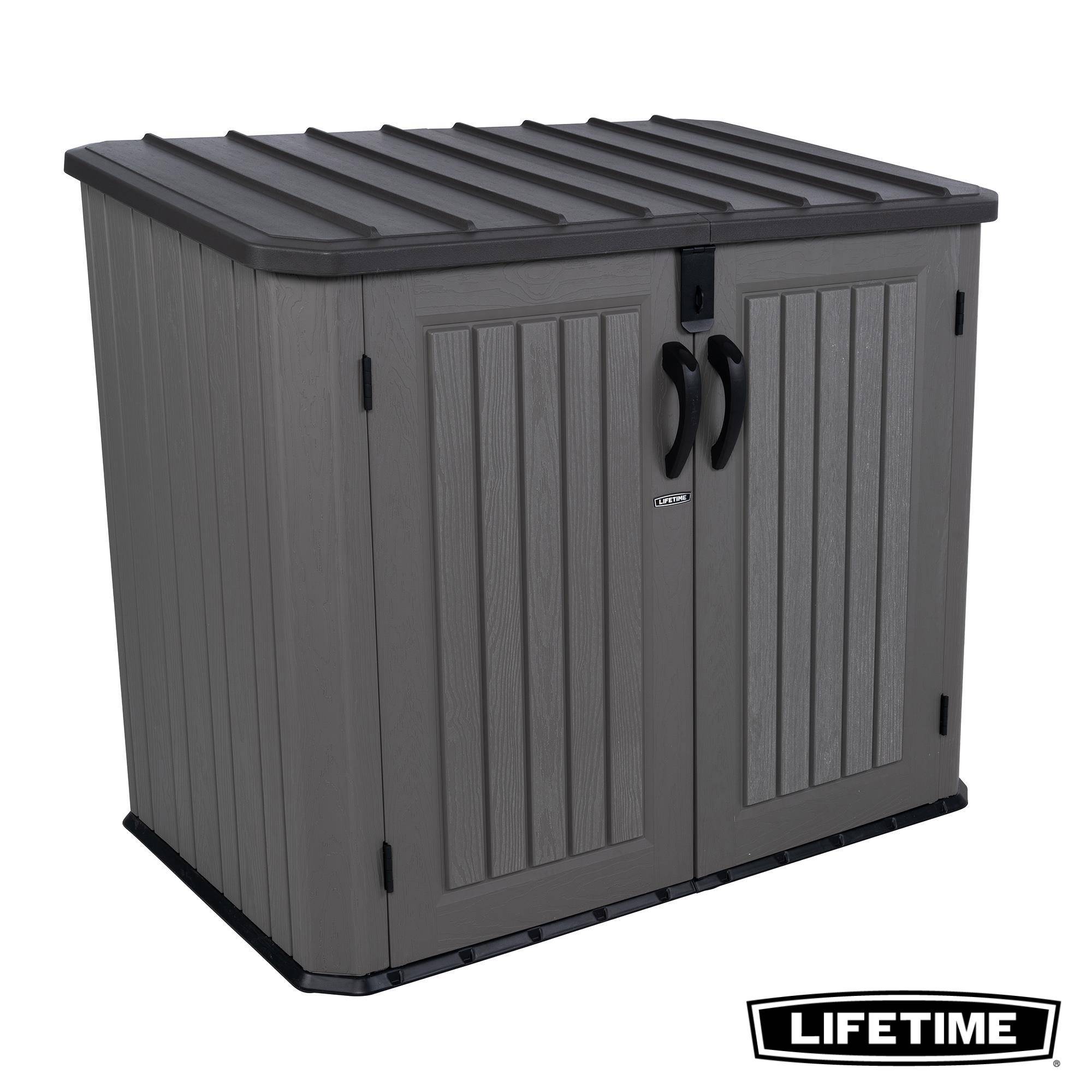Lifetime - Abri resine horizontal 1300L/1.38m3 verrouillable LIFETIME #60350 - Image 1