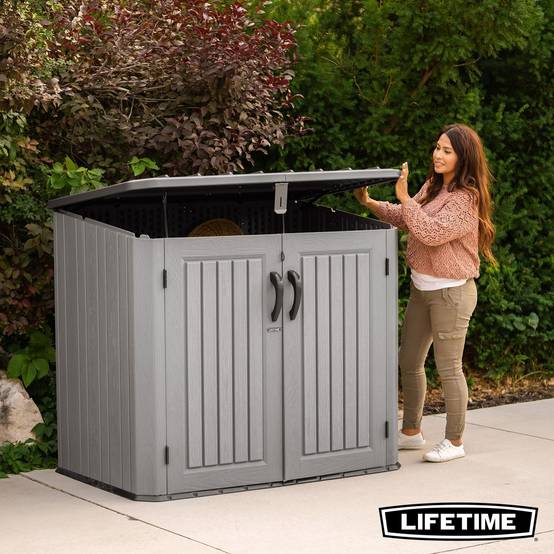 Lifetime - Abri resine horizontal 1300L/1.38m3 verrouillable LIFETIME #60350 - Image 5