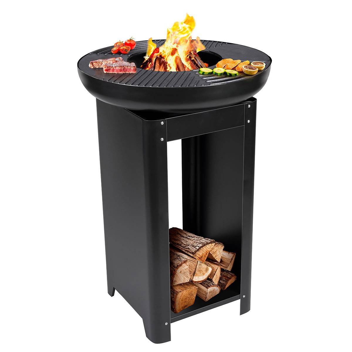 Barbecue à charbon de bois Brasero Teppanyaki Ø 61 x H90 cm BBQ COLLECTION - Image 1