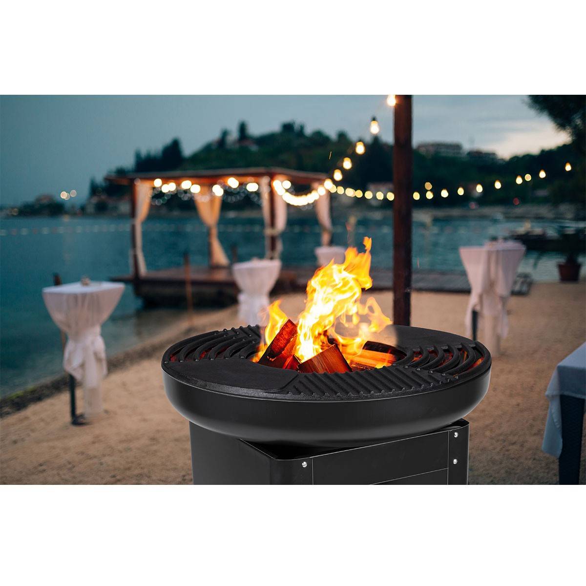 Barbecue à charbon de bois Brasero Teppanyaki Ø 61 x H90 cm BBQ COLLECTION - Image 6