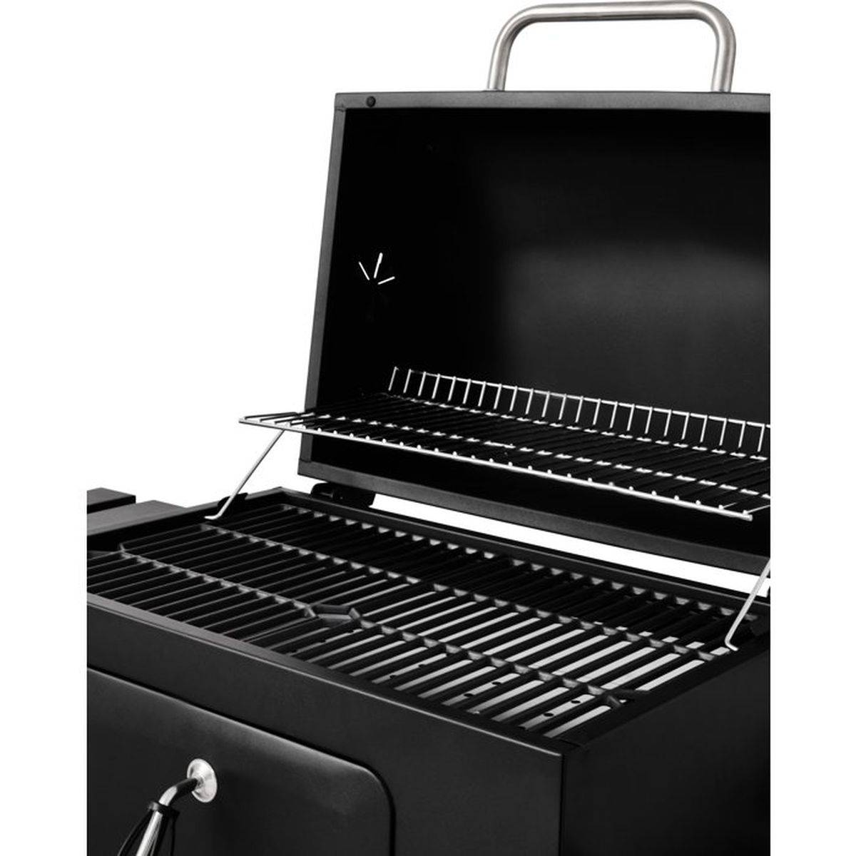 Barbecue charbon - Cookingbox - Clark - Ventilation réglable - Grille de cuisson en fonte - Acier et finitions inox - Image 7