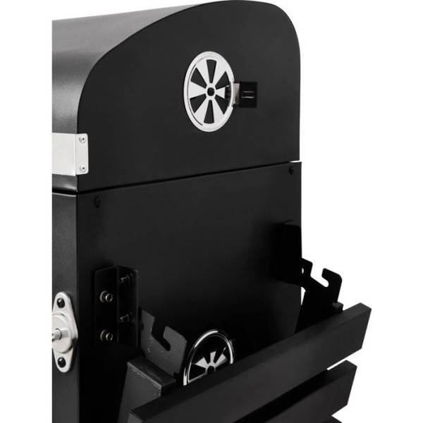 Barbecue charbon - Cookingbox - Clark - Ventilation réglable - Grille de cuisson en fonte - Acier et finitions inox - Image 5