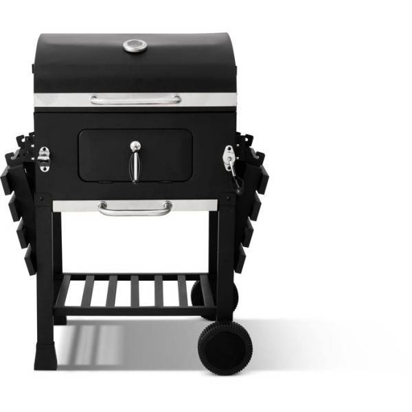 Barbecue charbon - Cookingbox - Clark - Ventilation réglable - Grille de cuisson en fonte - Acier et finitions inox - Image 4