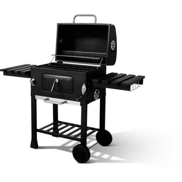 Barbecue charbon - Cookingbox - Clark - Ventilation réglable - Grille de cuisson en fonte - Acier et finitions inox - Image 1