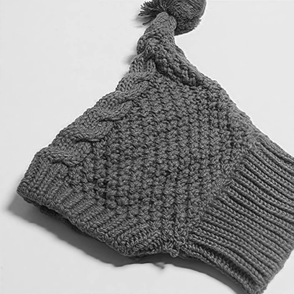 Bonnet tricoté pour chien m - IntiMeg - Image 5