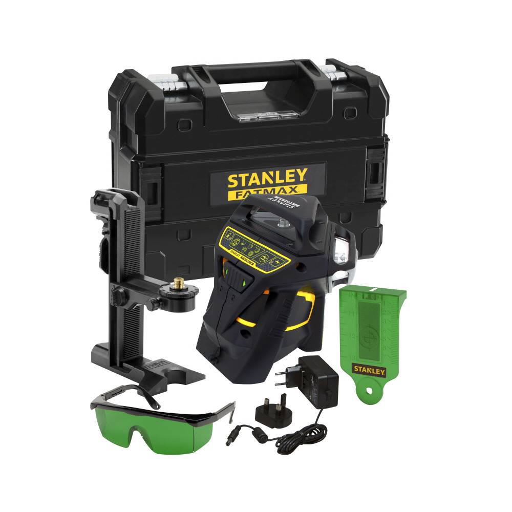 stanley - STANLEY Niveau Laser Multilignes 360° (Li-Ion) FatMax - Faisceau Vert 50 M - Image 1