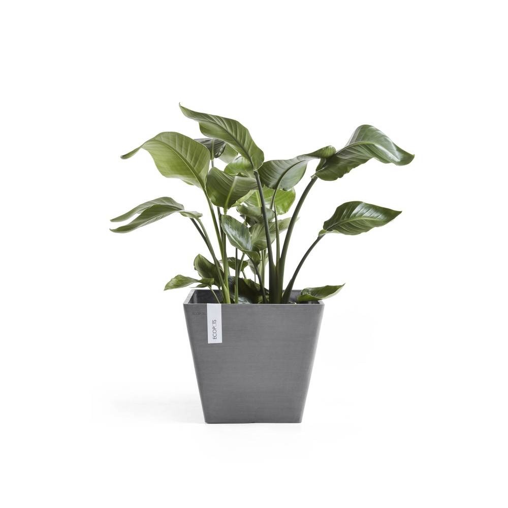 Ecopots - Pot Carré Rotterdam 50 Gris - 50 x 50 x H. 44 cm - 75 L ECOPOTS - Image 1