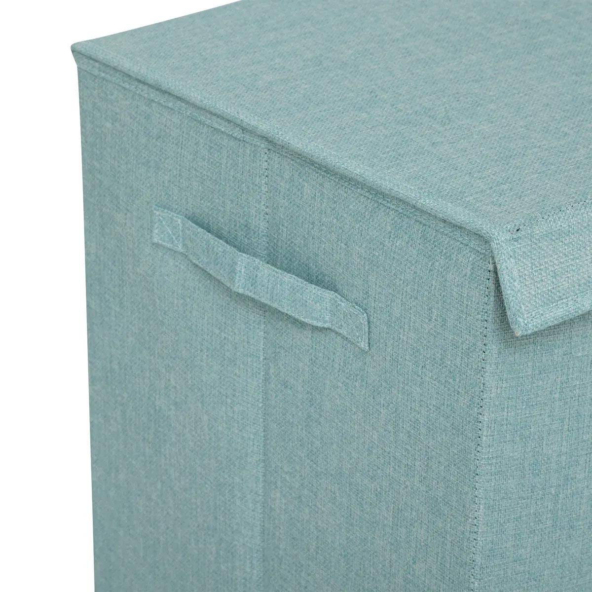 Panier à Linge Avec Séparateur "Colorama" 74L Bleu Artic - Image 3