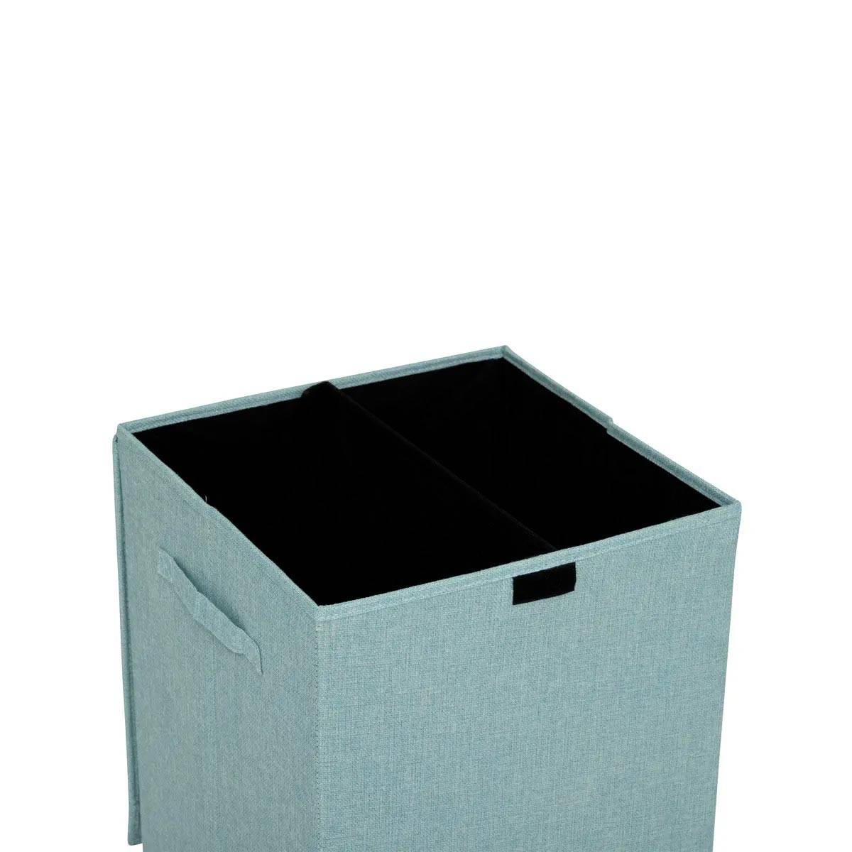 Panier à Linge Avec Séparateur "Colorama" 74L Bleu Artic - Image 4