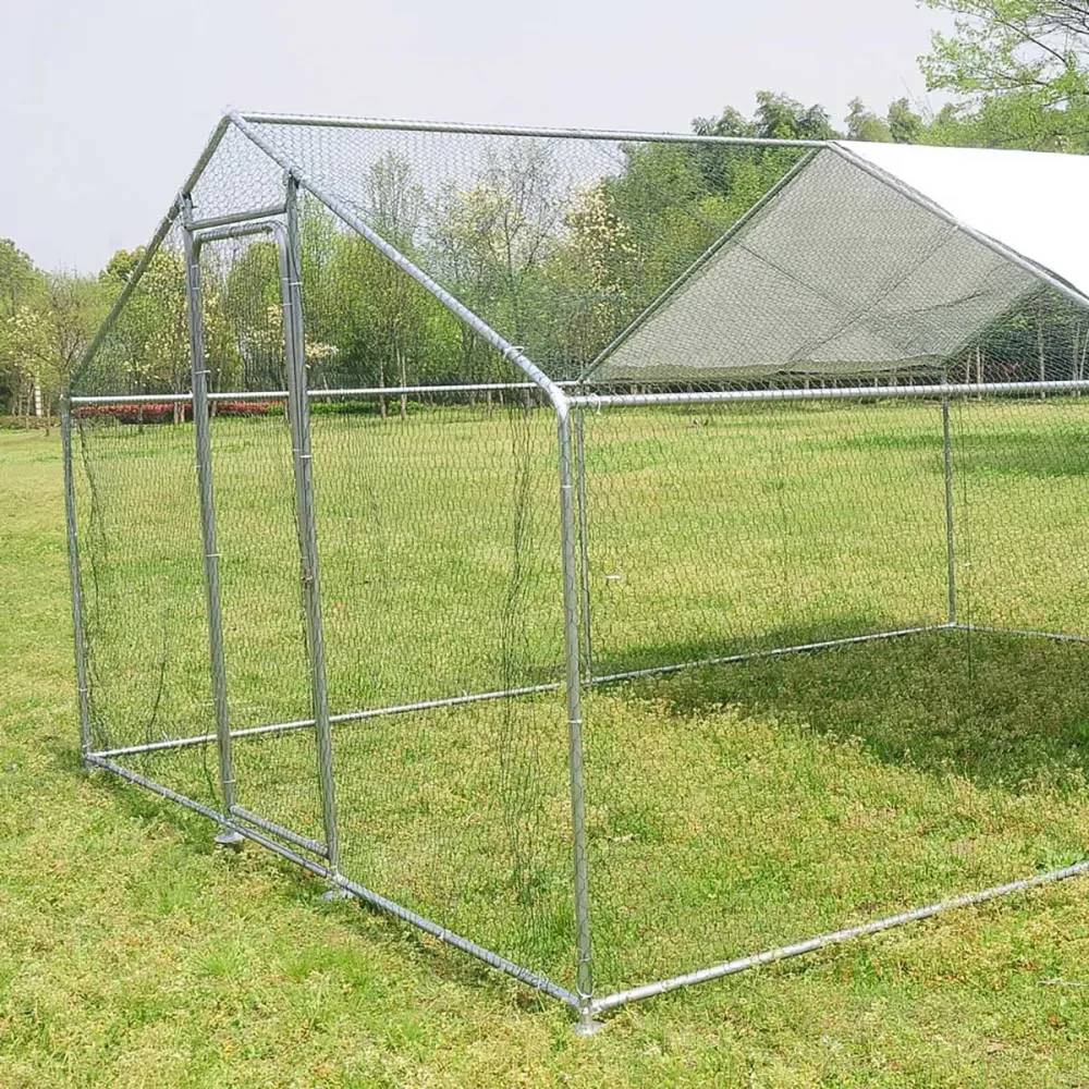 Enclos pour volailles 12m² - Structure galvanisée 4x3x2m - Image 1
