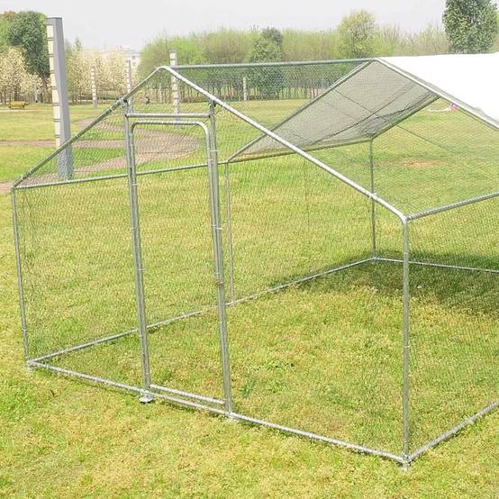 Enclos pour volailles 12m² - Structure galvanisée 4x3x2m - Image 2