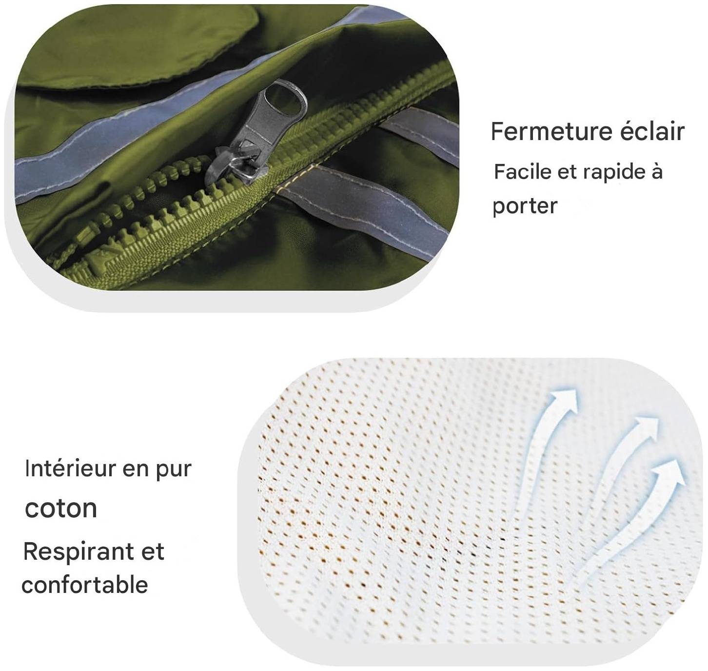 Manteau de pluie visible pour chien jaune fluo taille M sécurité - Lytech - Image 6