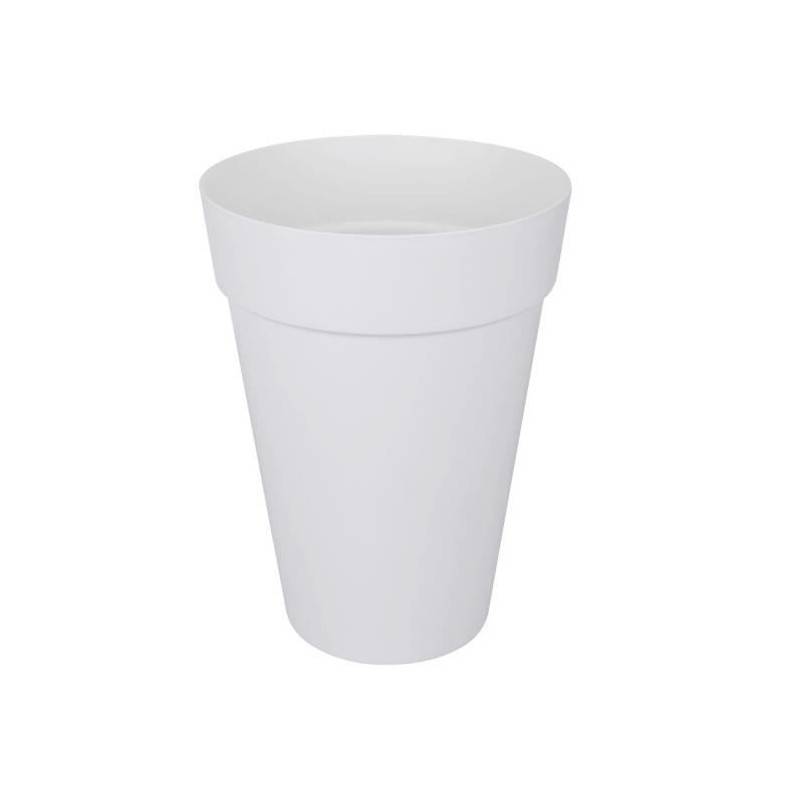 Elho - Elho Pot De Fleurs Rond Haut Loft Urban - ø 35 Cm - Blanc - Image 1