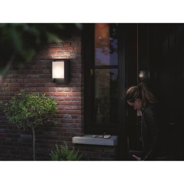Philips - Applique extérieure LED Philips Arbour - Anthracite - 600 lm - 6W - IP44 - Image 3