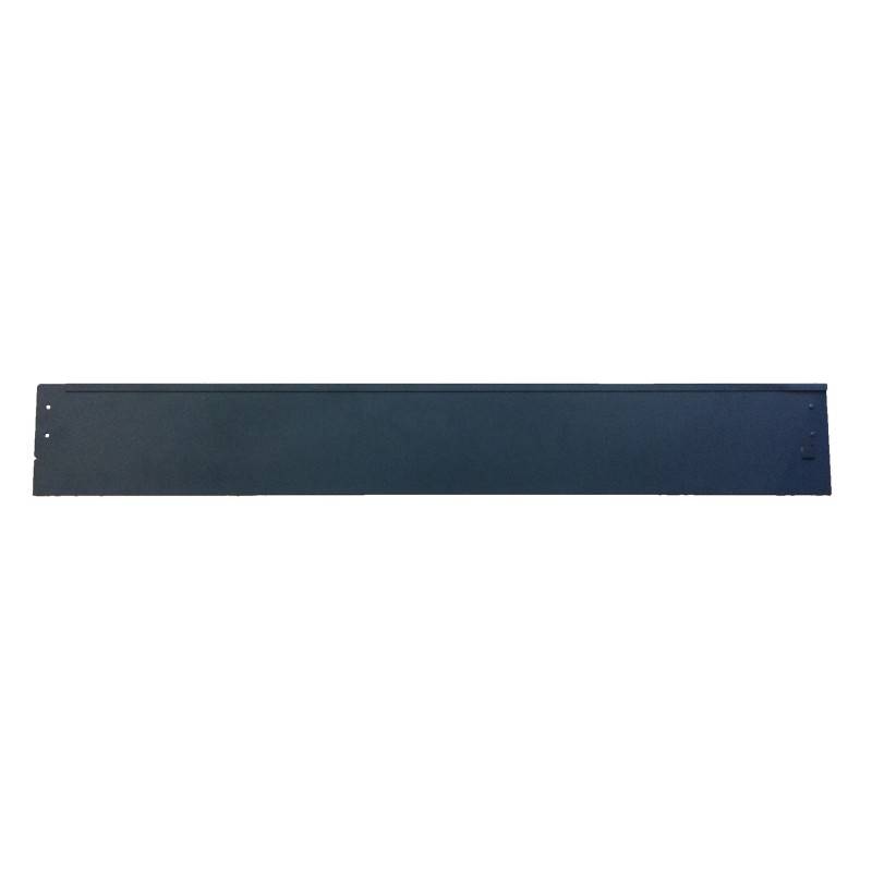 Bordure jardin droite acier galvanisé - 99 x 14 cm - Gris anthracite - Jardinex - Image 1