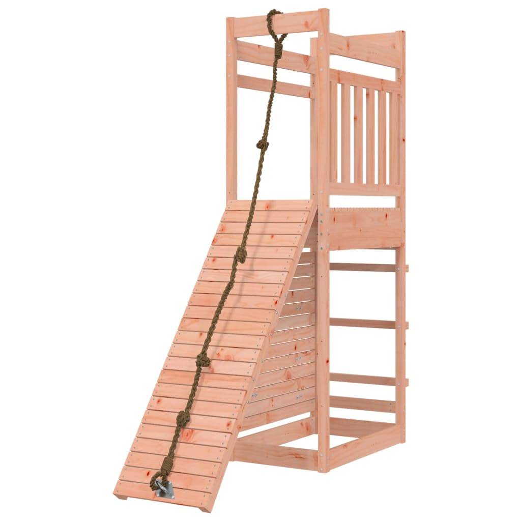 Helloshop26 - Aire de jeux d'extérieur balançoires toboggan portiques robuste jeux jardin 53 x 174 x 207 cm bois massif de douglas - Image 2
