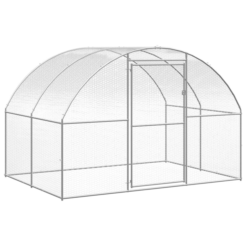 Vidaxl - Poulailler d'extérieur 3x10x2 m Acier galvanisé vidaXL 3095467 - Image 5