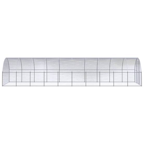 Vidaxl - Poulailler d'extérieur 3x10x2 m Acier galvanisé vidaXL 3095467 - Image 4