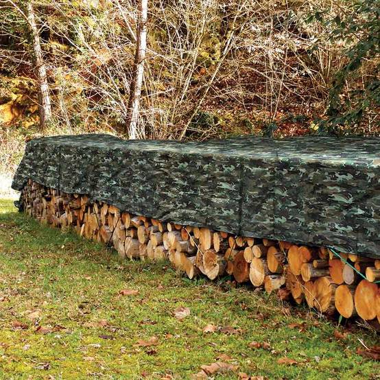 Bâche camouflage militaire 130g/m2 3 x 1.8 Armée - Image 4